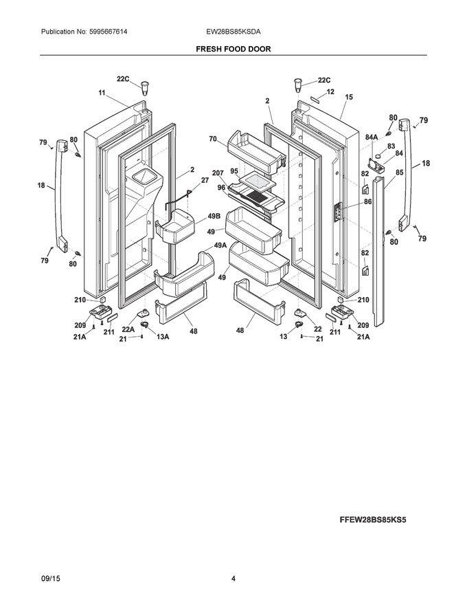 Diagram for EW28BS85KSDA