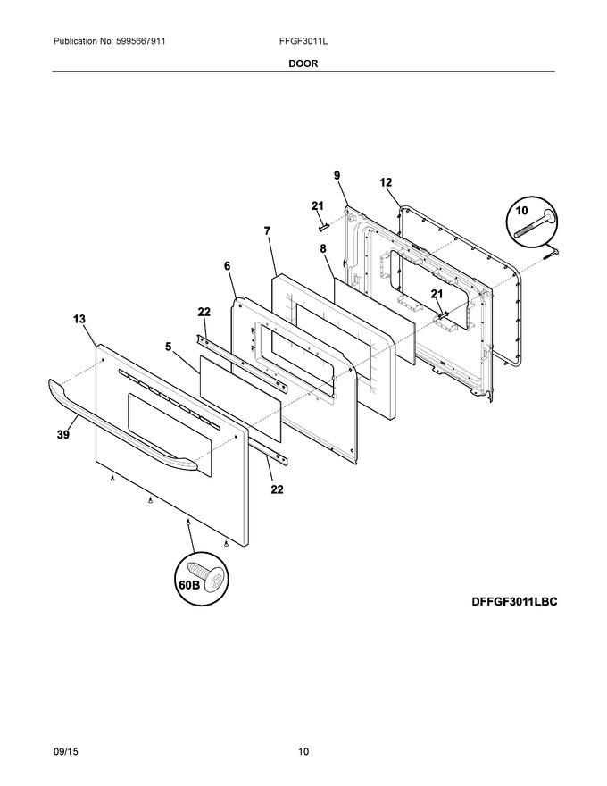 Diagram for FFGF3011LBE