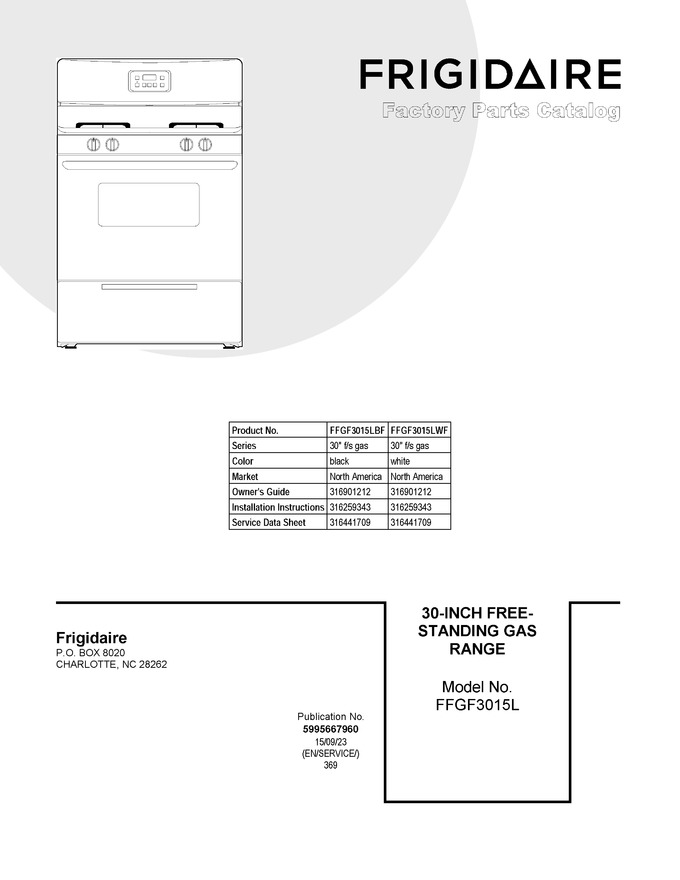 Diagram for FFGF3015LWF