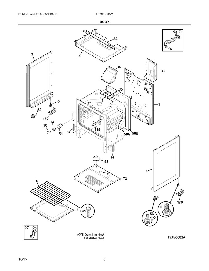 Diagram for FFGF3005MWC