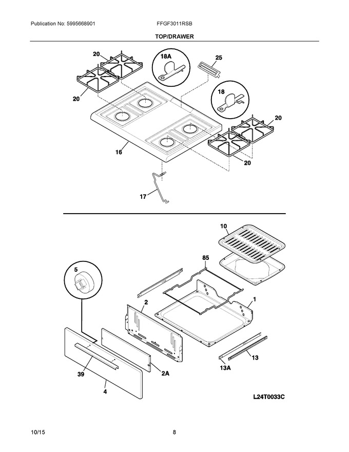 Diagram for FFGF3011RSB