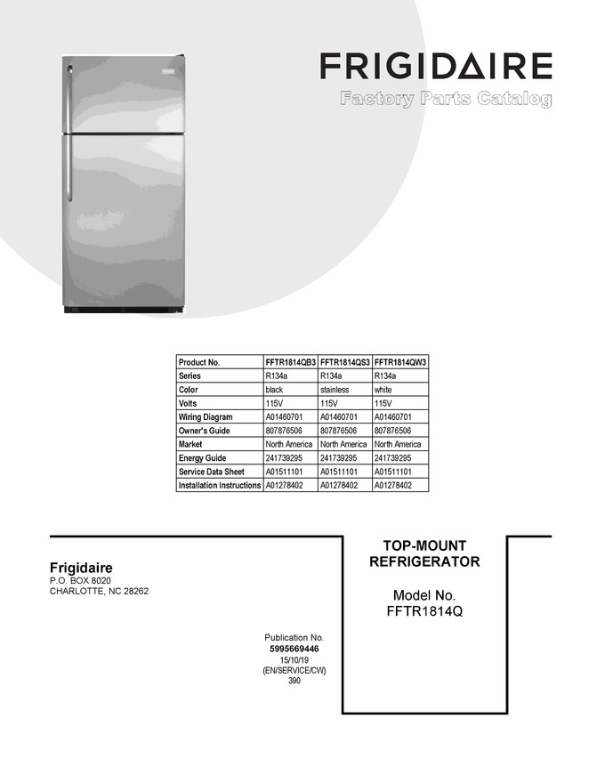Diagram for FFTR1814QW3