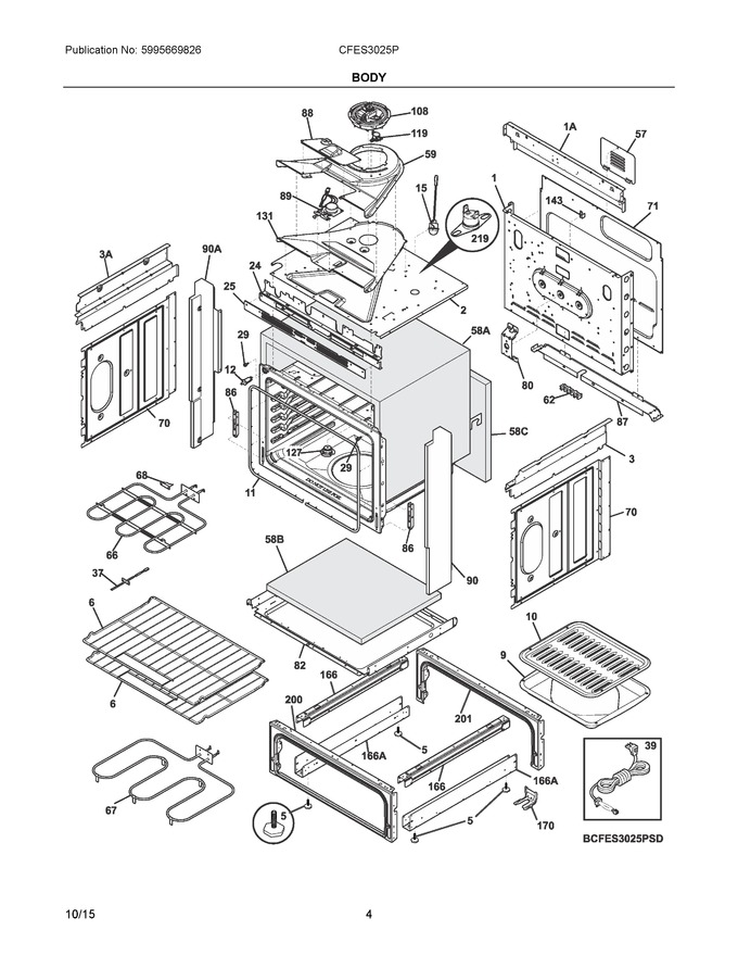 Diagram for CFES3025PWE