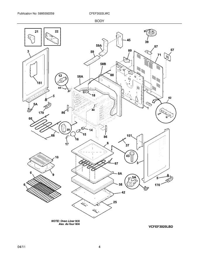 Diagram for CFEF3022LWC