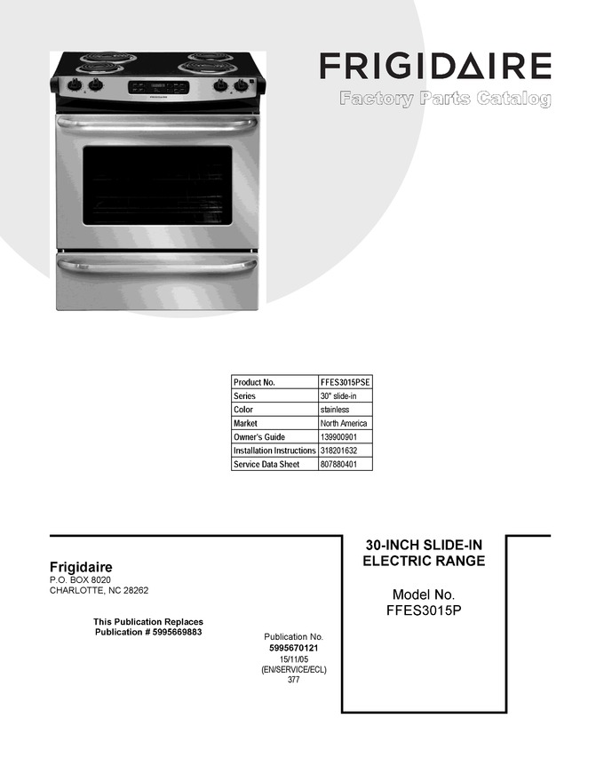 Diagram for FFES3015PSE