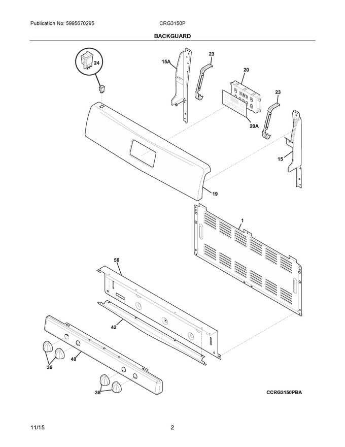 Diagram for CRG3150PWC