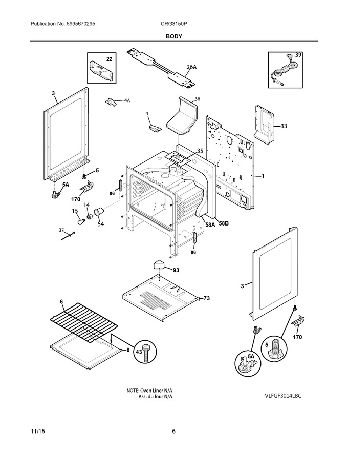 Diagram for CRG3150PWC