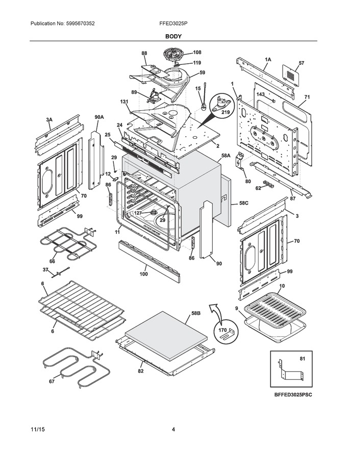 Diagram for FFED3025PBC