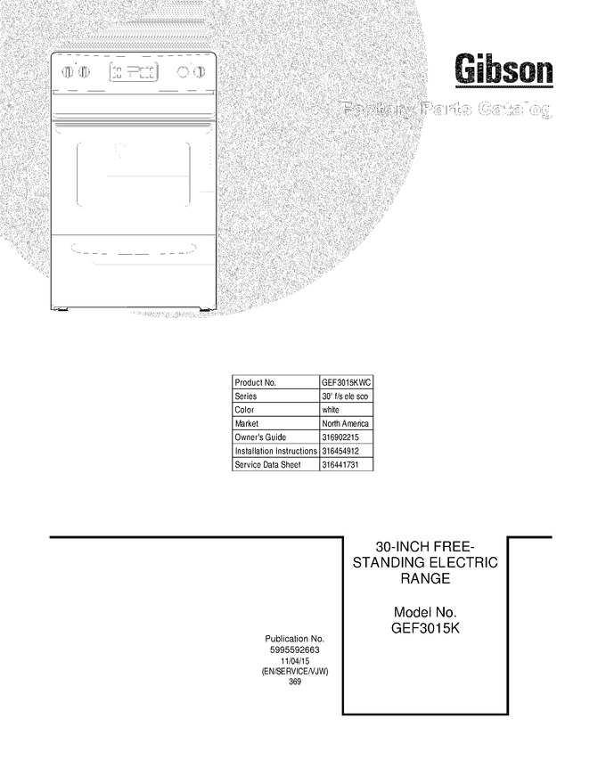 Diagram for GEF3015KWC