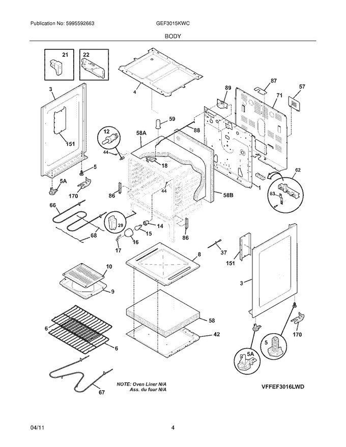 Diagram for GEF3015KWC