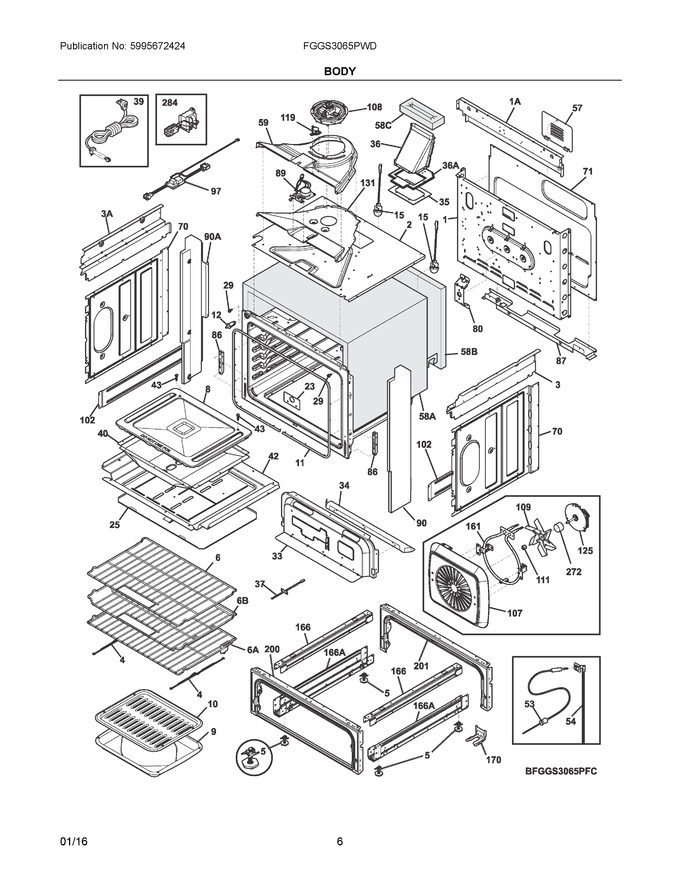 Diagram for FGGS3065PWD