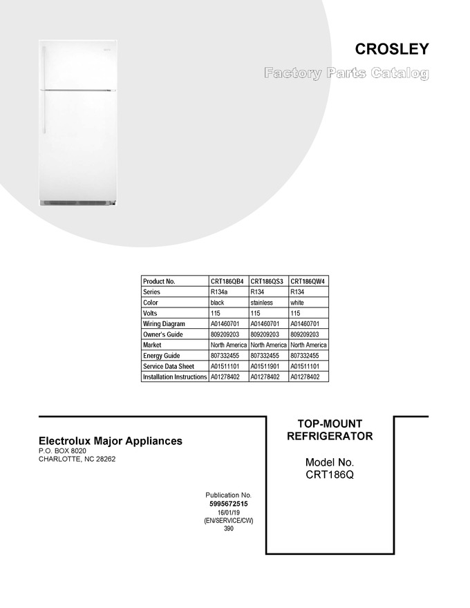 Diagram for CRT186QW4