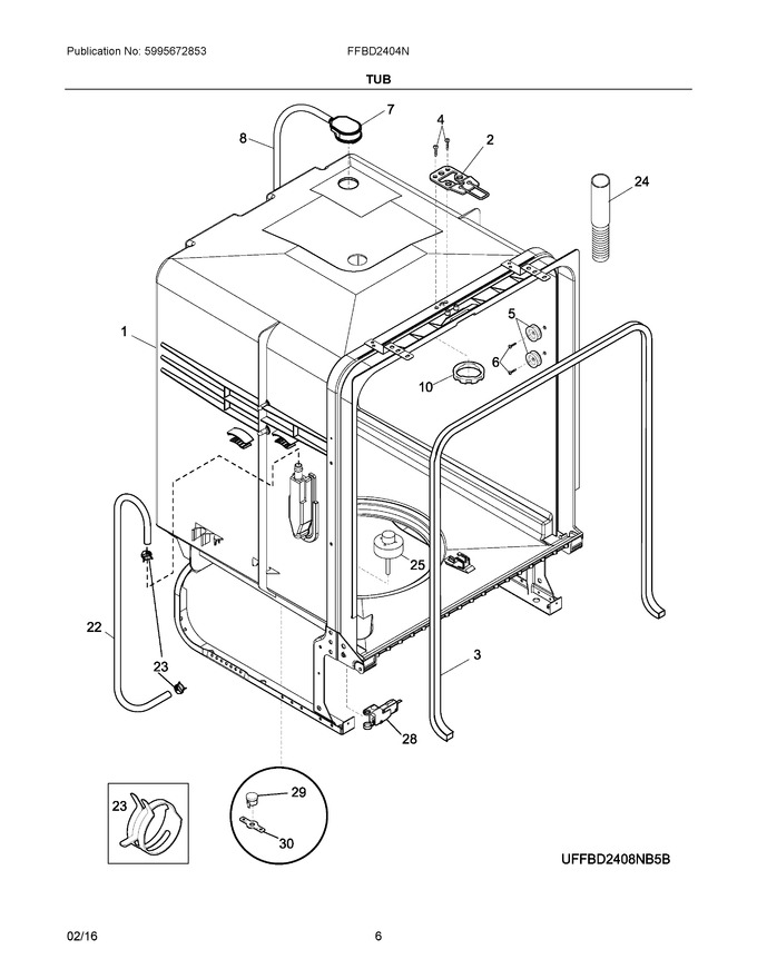 Diagram for FFBD2404NS6C