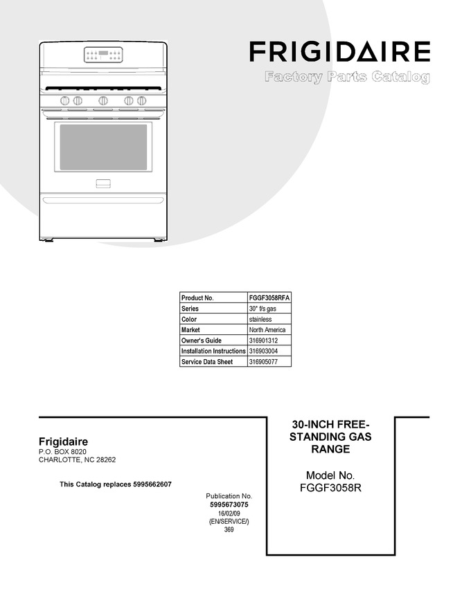 Diagram for FGGF3058RFA