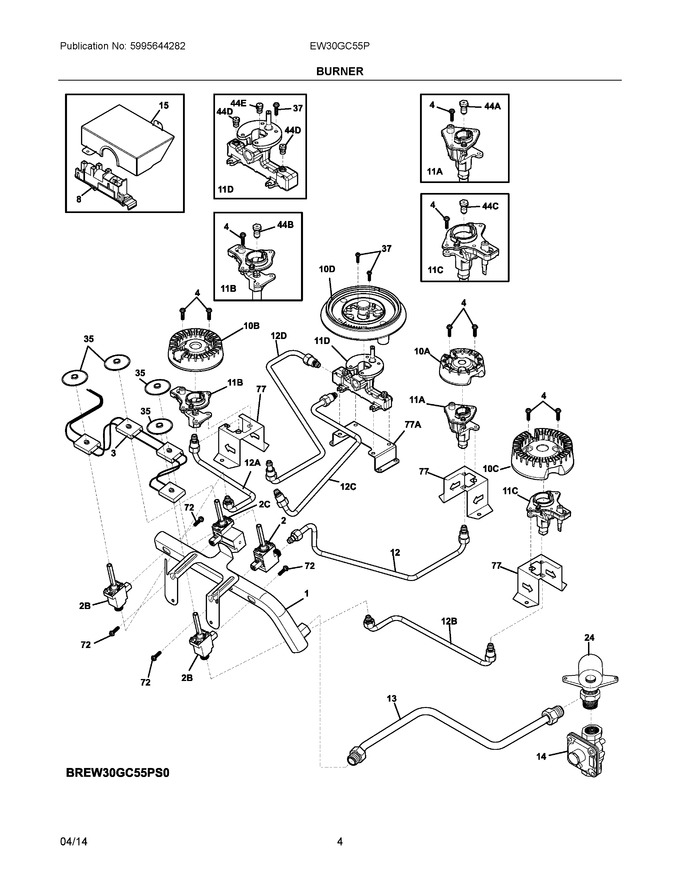 Diagram for EW30GC55PS0
