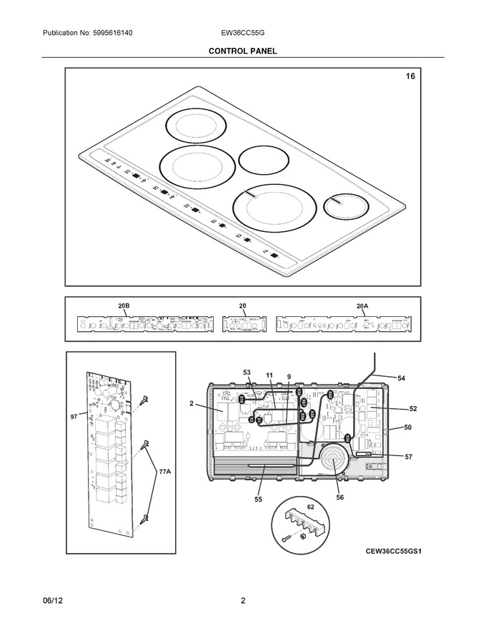 Diagram for EW36CC55GB2
