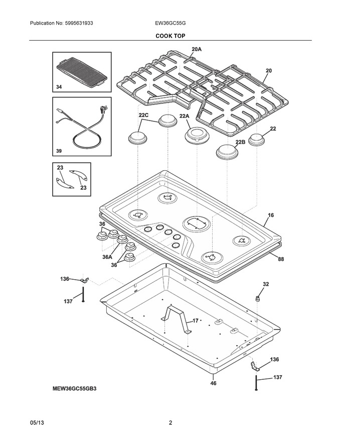 Diagram for EW36GC55GS3