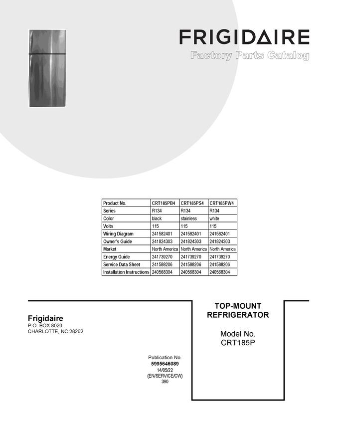 Diagram for CRT185PS4