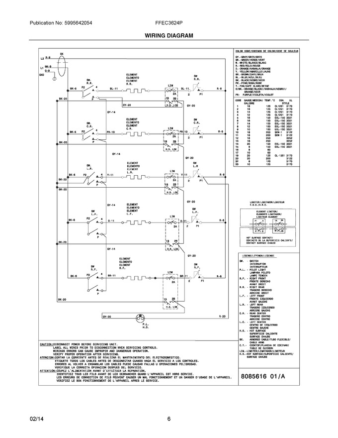 Diagram for FFEC3624PWA