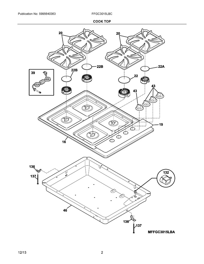 Diagram for FFGC3015LBC