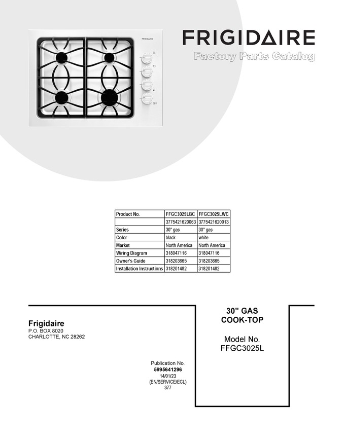 Diagram for FFGC3025LWC