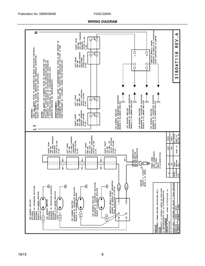 Diagram for FGGC3045KSC
