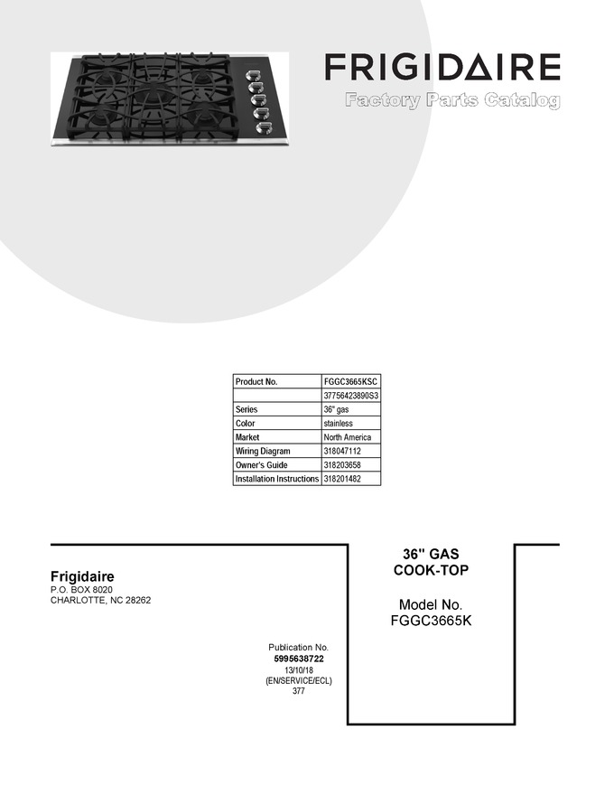 Diagram for FGGC3665KSC