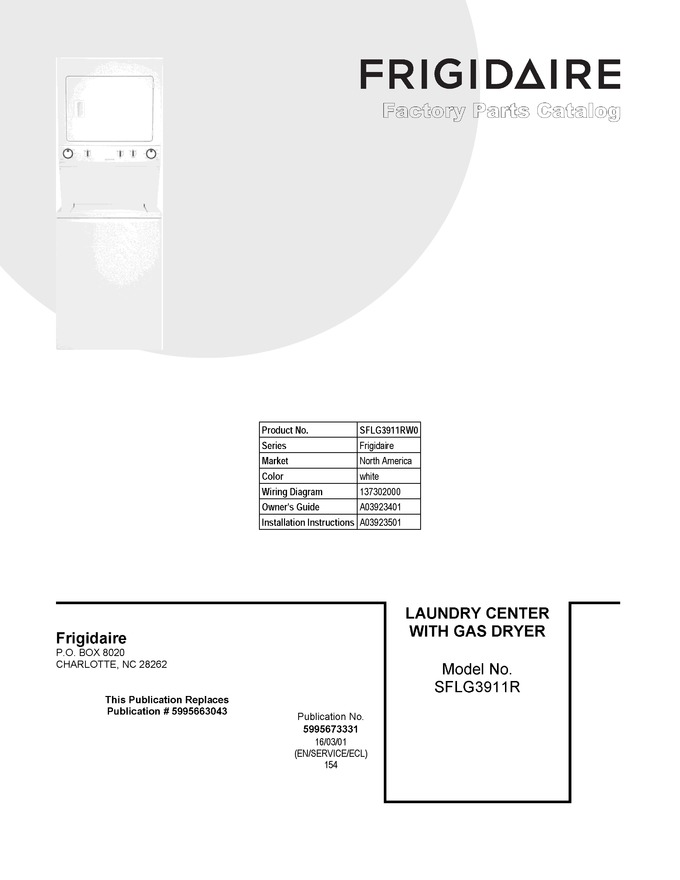 Diagram for SFLG3911RW0