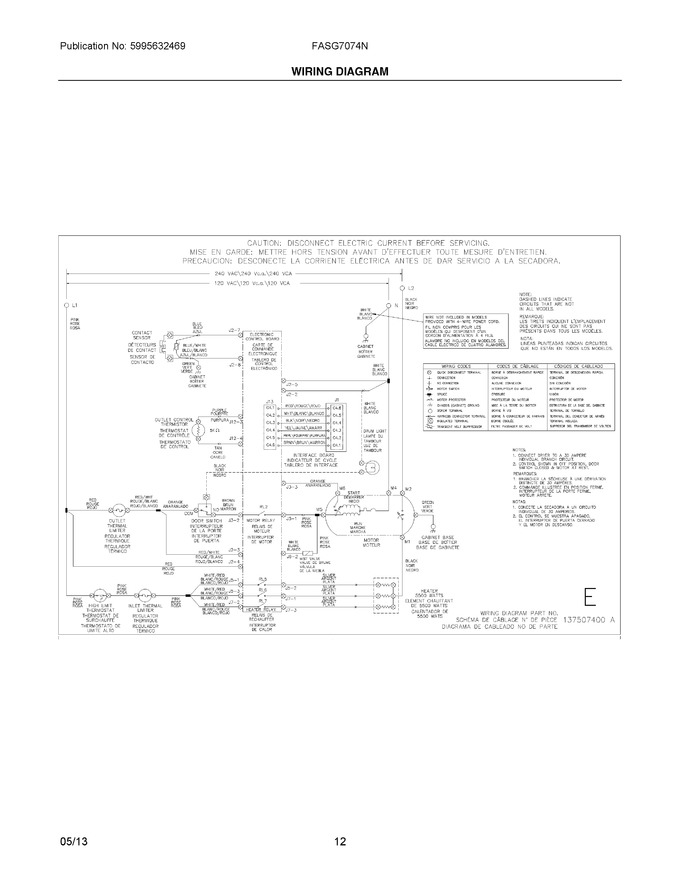 Diagram for FASG7074NW3