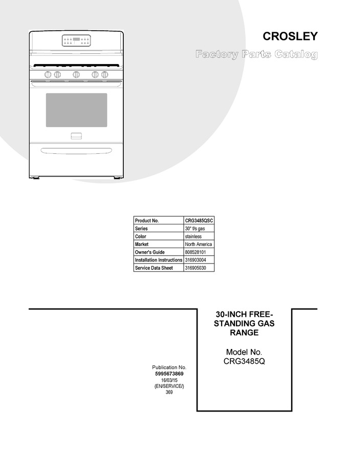 Diagram for CRG3485QSC