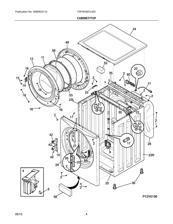 Diagram for FAFW3001LW3