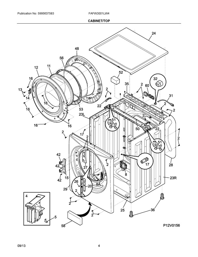 Diagram for FAFW3001LW4