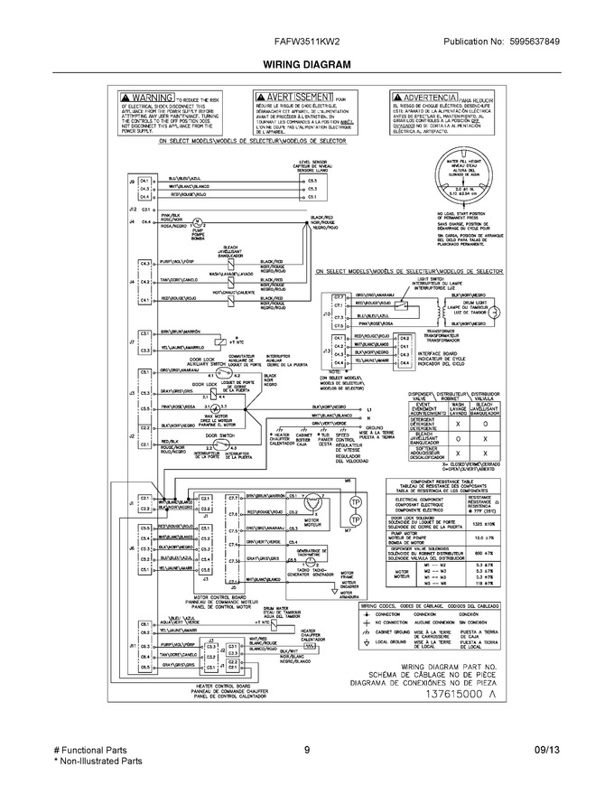 Diagram for FAFW3511KW2
