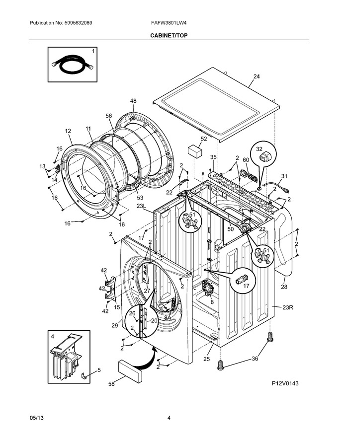 Diagram for FAFW3801LW4