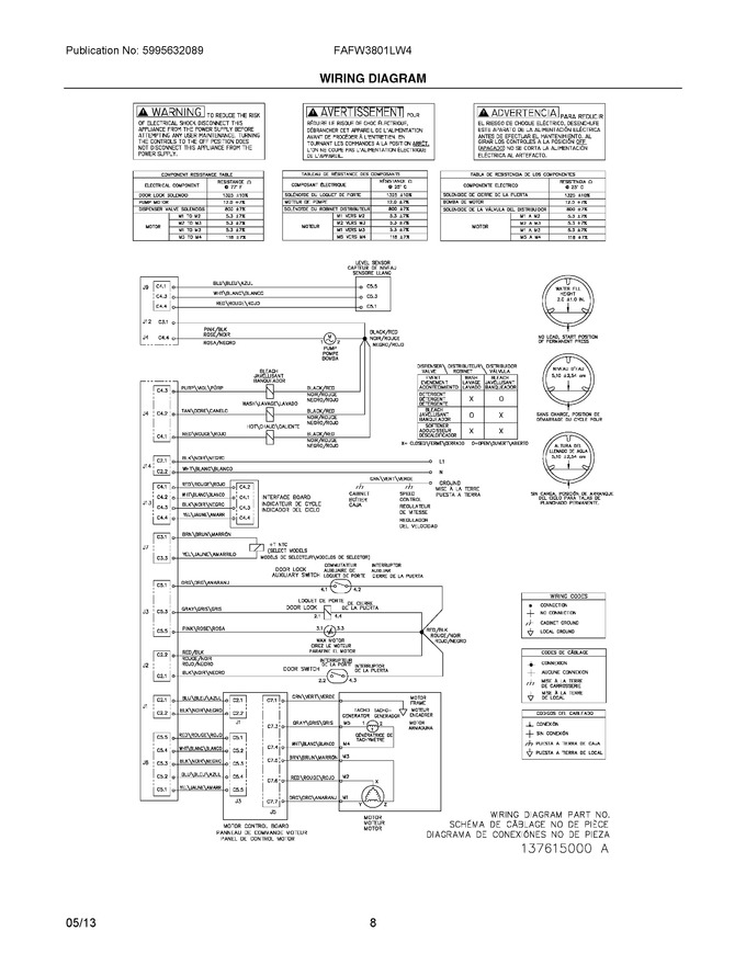 Diagram for FAFW3801LW4