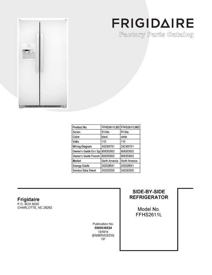 Diagram for FFHS2611LBD