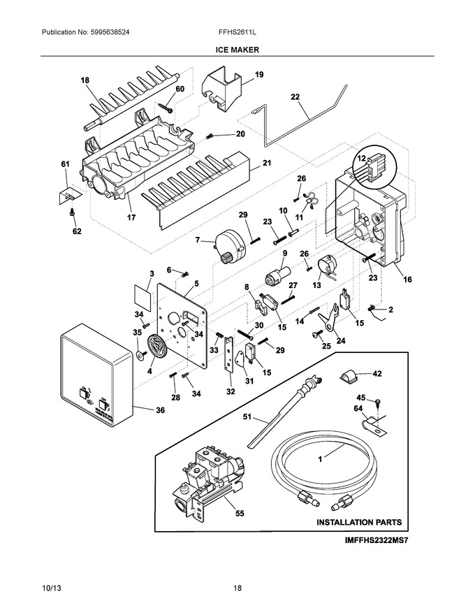 Diagram for FFHS2611LWD
