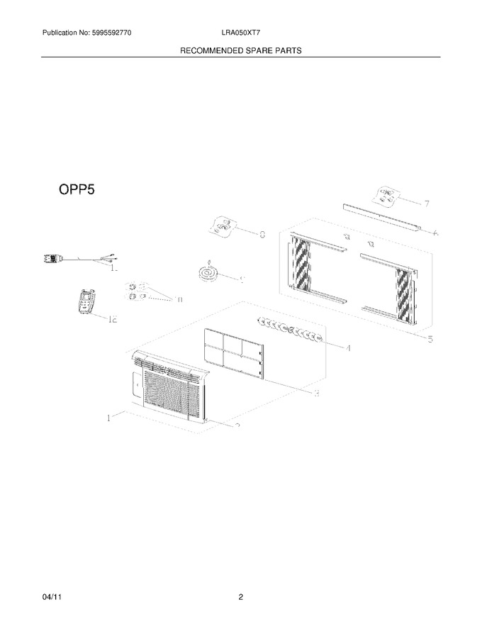 Diagram for LRA050XT715
