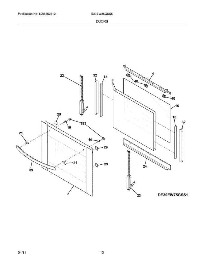 Diagram for E30EW85GSS5