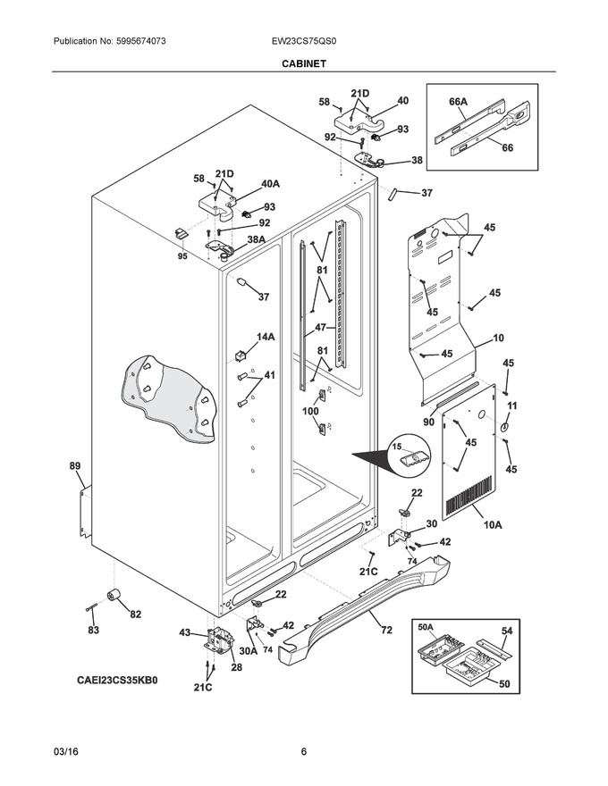 Diagram for EW23CS75QS0