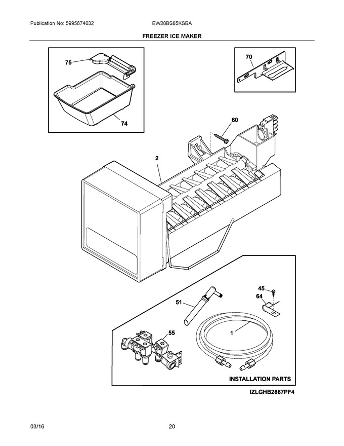Diagram for EW28BS85KSBA