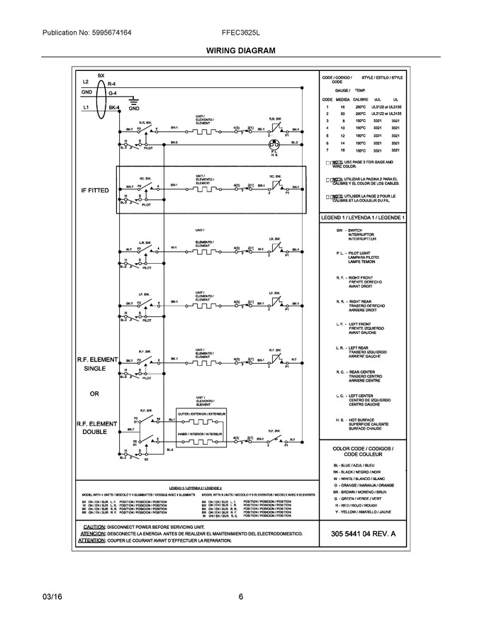 Diagram for FFEC3625LB1