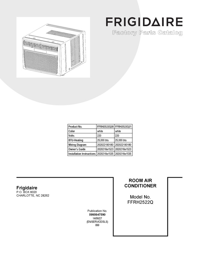 Diagram for FFRH2522Q21