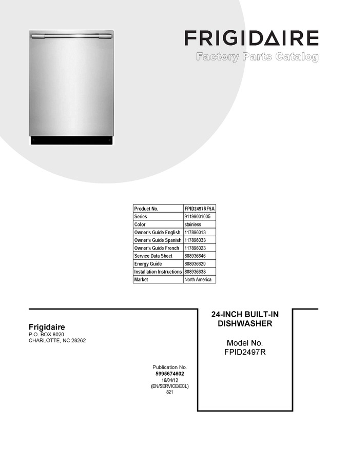 Diagram for FPID2497RF5A