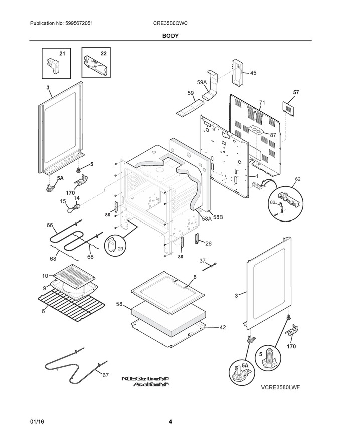 Diagram for CRE3580QWC