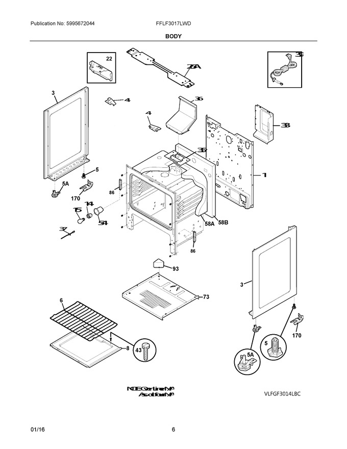 Diagram for FFLF3017LWD