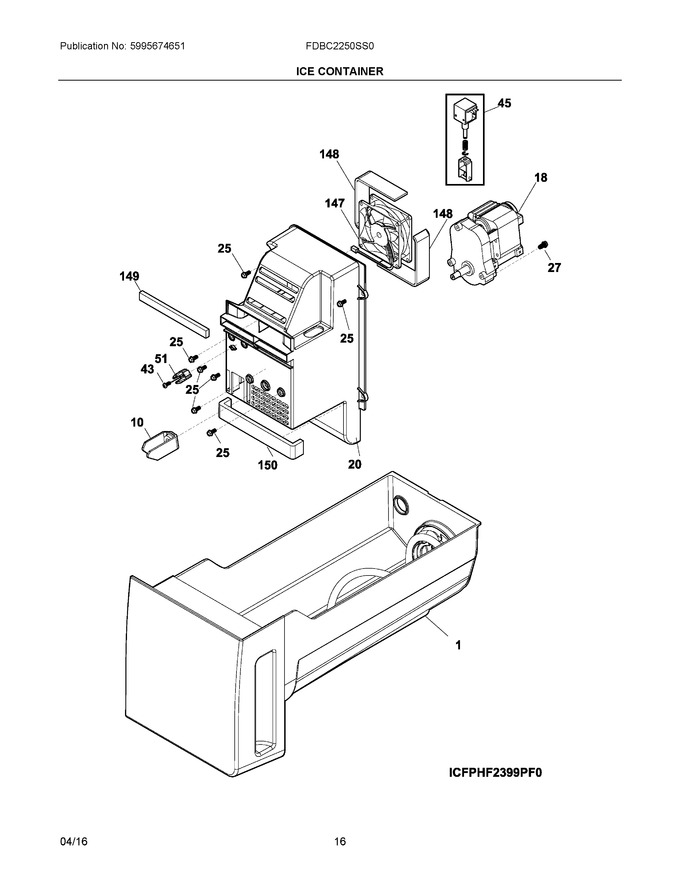 Diagram for FDBC2250SS0