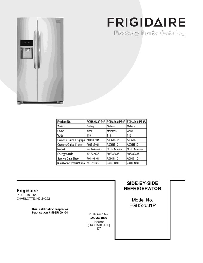 Diagram for FGHS2631PF4A