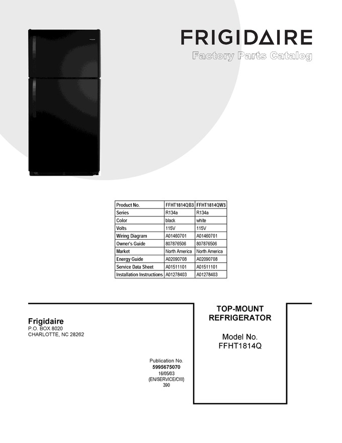 Diagram for FFHT1814QW3