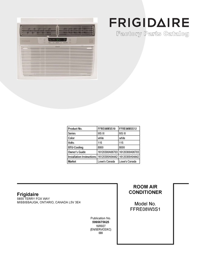 Diagram for FFRE08W3S12